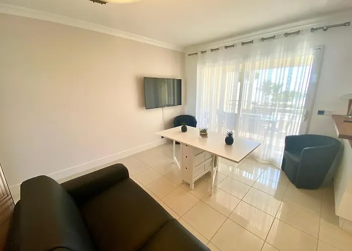 Palme Royale Scls - Wifi, Clim, Parking, Piscine Lägenhet